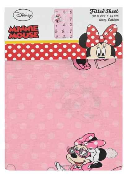 Disney σετ 2τμχ σεντόνι μονό 90 Χ 2,00 + 25 με λάστιχο & μαξιλαροθήκη 50 Χ 70 μονόχρωμη 007115011Σ3Χ6
