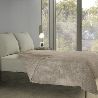 Κουβέρτα Βελουτέ Υπέρδιπλη Ζακάρ 220x240 001045011Χ10