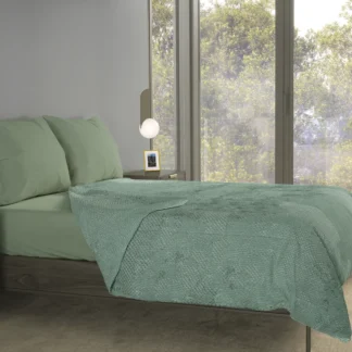 Κουβέρτα Βελουτέ Υπέρδιπλη Ζακάρ 220x240 001045011Χ17