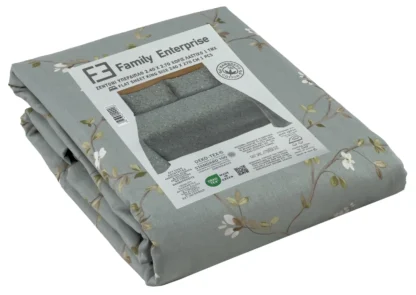 Σετ σεντόνια 4τμχ υπέρδιπλα 240x270-180x200+35 Βαμβακερά 100% εμπριμέ/μονόχρωμα 007443011Χ82Σ73 - Image 2