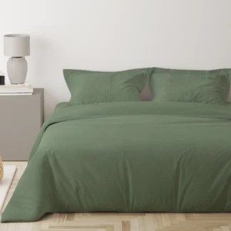 Σεντόνι μονό με λάστιχο βαμβακερό 100% 110x200+35 μονόχρωμο 007438011Χ87