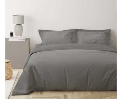 Σεντόνι μονό με λάστιχο βαμβακερό 100% 110x200+35 μονόχρωμο 007438011Χ82