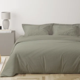 Σεντόνι μονό με λάστιχο βαμβακερό 100% 110x200+35 μονόχρωμο 007438011Χ85