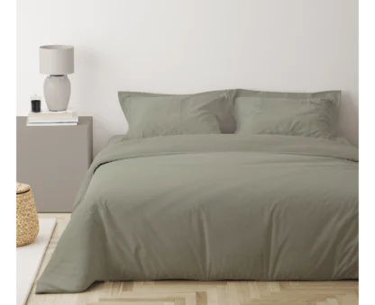 Σεντόνι μονό με λάστιχο βαμβακερό 100% 110x200+35 μονόχρωμο 007438011Χ85