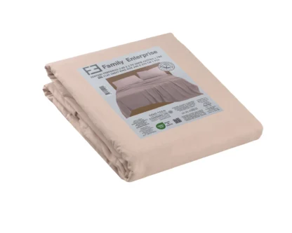 Σετ σεντόνια 4τμχ υπέρδιπλα 240x270-180x200+35 Βαμβακερά 100% εμπριμέ/μονόχρωμα 007443011Χ86Σ71 - Image 3