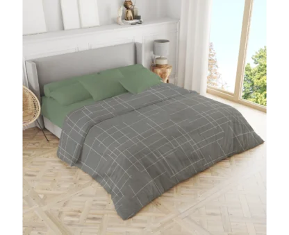 Σετ σεντόνια 3τμχ μονά Βαμβακερά 100% 170x270 / 110x200+35 εμπριμέ 007444011Σ68Χ87