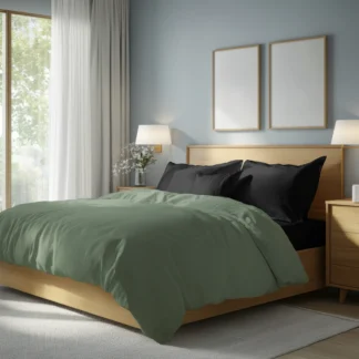 Σετ σεντόνια 4τμχ υπέρδιπλα 240x270-180x200+35 Βαμβακερά 100% μονόχρωμα 007446011Χ80-87