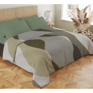 Σετ σεντόνια 4τμχ υπέρδιπλα 240x270-180x200+35 Βαμβακερά 100% εμπριμέ/μονόχρωμα 007443011Σ69Χ87