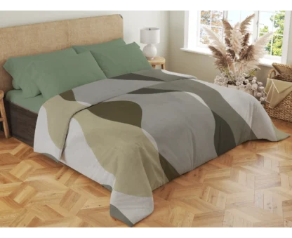Σετ σεντόνια 4τμχ υπέρδιπλα 240x270-180x200+35 Βαμβακερά 100% εμπριμέ/μονόχρωμα 007443011Σ69Χ87