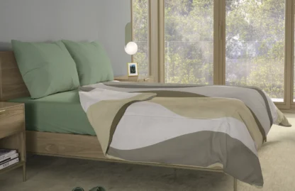 Σετ σεντόνια 4τμχ υπέρδιπλα 240x270-180x200+35 Βαμβακερά 100% εμπριμέ/μονόχρωμα 007443011Σ69Χ87 - Image 5