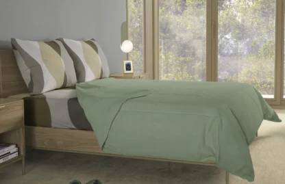 Σετ σεντόνια 4τμχ υπέρδιπλα 240x270-180x200+35 Βαμβακερά 100% εμπριμέ/μονόχρωμα 007443011Χ87Σ69 - Image 5