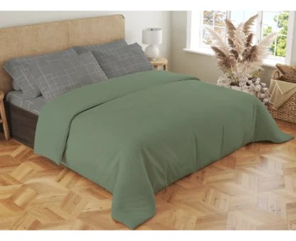 Σετ σεντόνια 4τμχ υπέρδιπλα 240x270-180x200+35 Βαμβακερά 100% εμπριμέ/μονόχρωμα 007443011Χ80Σ68