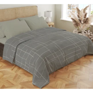 Σετ σεντόνια 4τμχ υπέρδιπλα 240x270-180x200+35 Βαμβακερά 100% εμπριμέ/μονόχρωμα 007443011Σ68Χ85