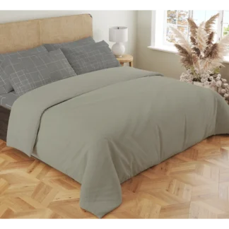 Σετ σεντόνια 4τμχ υπέρδιπλα 240x270-180x200+35 Βαμβακερά 100% εμπριμέ/μονόχρωμα 007443011Χ85Σ68