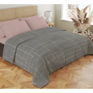 Σετ σεντόνια 4τμχ υπέρδιπλα 240x270-180x200+35 Βαμβακερά 100% εμπριμέ/μονόχρωμα 007443011Σ68Χ86