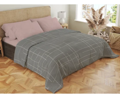 Σετ σεντόνια 4τμχ υπέρδιπλα 240x270-180x200+35 Βαμβακερά 100% εμπριμέ/μονόχρωμα 007443011Σ68Χ86