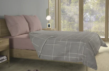 Σετ σεντόνια 4τμχ υπέρδιπλα 240x270-180x200+35 Βαμβακερά 100% εμπριμέ/μονόχρωμα 007443011Σ68Χ86 - Image 5