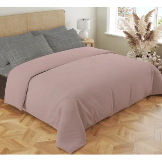 Σετ σεντόνια 4τμχ υπέρδιπλα 240x270-180x200+35 Βαμβακερά 100% εμπριμέ/μονόχρωμα 007443011Χ86Σ68