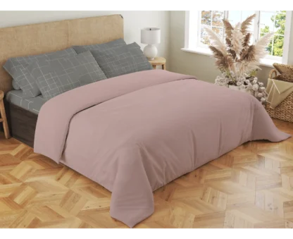 Σετ σεντόνια 4τμχ υπέρδιπλα 240x270-180x200+35 Βαμβακερά 100% εμπριμέ/μονόχρωμα 007443011Χ86Σ68