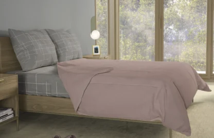Σετ σεντόνια 4τμχ υπέρδιπλα 240x270-180x200+35 Βαμβακερά 100% εμπριμέ/μονόχρωμα 007443011Χ86Σ68 - Image 5