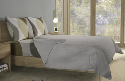Σετ σεντόνια 4τμχ υπέρδιπλα 240x270-180x200+35 Βαμβακερά 100% εμπριμέ/μονόχρωμα 007443011Χ82Σ69 - Image 5