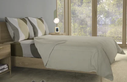 Σετ σεντόνια 4τμχ υπέρδιπλα 240x270-180x200+35 Βαμβακερά 100% εμπριμέ/μονόχρωμα 007443011Χ85Σ69 - Image 5