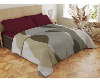 Σετ σεντόνια 4τμχ υπέρδιπλα 240x270-180x200+35 Βαμβακερά 100% εμπριμέ/μονόχρωμα 007443011Σ69Χ84
