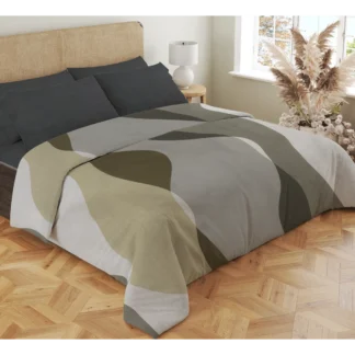 Σετ σεντόνια 4τμχ υπέρδιπλα 240x270-180x200+35 Βαμβακερά 100% εμπριμέ/μονόχρωμα 007443011Σ69Χ83