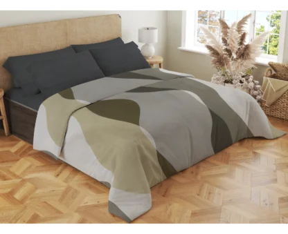 Σετ σεντόνια 4τμχ υπέρδιπλα 240x270-180x200+35 Βαμβακερά 100% εμπριμέ/μονόχρωμα 007443011Σ69Χ83