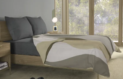 Σετ σεντόνια 4τμχ υπέρδιπλα 240x270-180x200+35 Βαμβακερά 100% εμπριμέ/μονόχρωμα 007443011Σ69Χ83 - Image 5