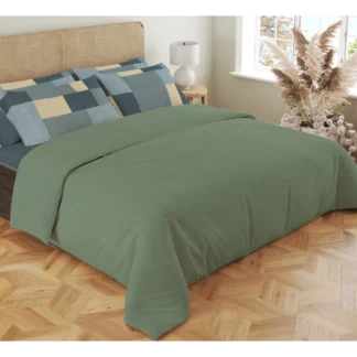 Σετ σεντόνια 4τμχ υπέρδιπλα 240x270-180x200+35 Βαμβακερά 100% εμπριμέ/μονόχρωμα 007443011Χ87Σ72
