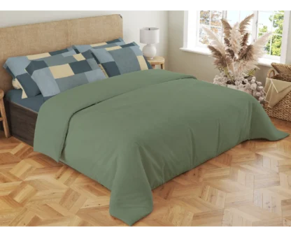 Σετ σεντόνια 4τμχ υπέρδιπλα 240x270-180x200+35 Βαμβακερά 100% εμπριμέ/μονόχρωμα 007443011Χ87Σ72