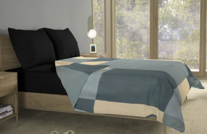 Σετ σεντόνια 4τμχ υπέρδιπλα 240x270-180x200+35 Βαμβακερά 100% εμπριμέ/μονόχρωμα 007443011Σ72Χ80 - Image 4