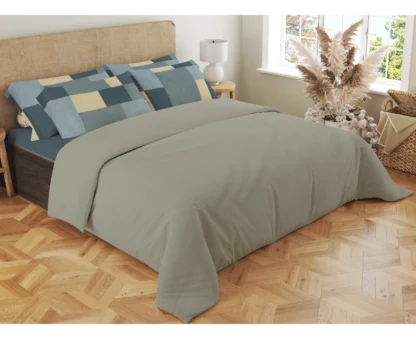Σετ σεντόνια 4τμχ υπέρδιπλα 240x270-180x200+35 Βαμβακερά 100% εμπριμέ/μονόχρωμα 007443011Χ85Σ72