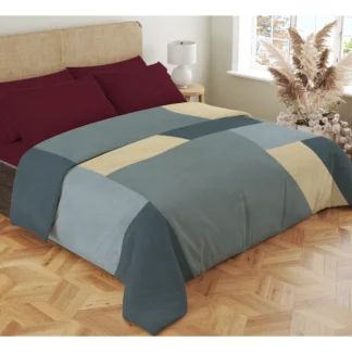 Σετ σεντόνια 4τμχ υπέρδιπλα 240x270-180x200+35 Βαμβακερά 100% εμπριμέ/μονόχρωμα 007443011Σ72Χ84