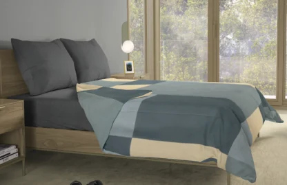 Σετ σεντόνια 4τμχ υπέρδιπλα 240x270-180x200+35 Βαμβακερά 100% εμπριμέ/μονόχρωμα 007443011Σ72Χ83 - Image 5