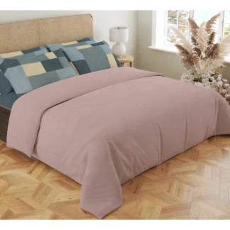 Σετ σεντόνια 4τμχ υπέρδιπλα 240x270-180x200+35 Βαμβακερά 100% εμπριμέ/μονόχρωμα 007443011Χ86Σ72