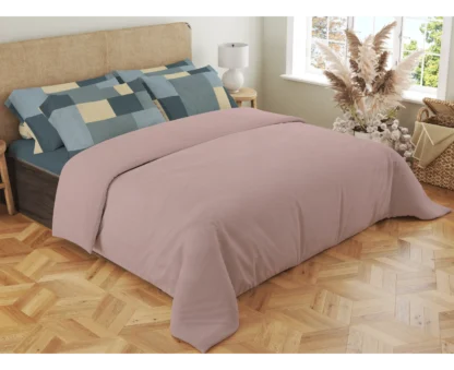 Σετ σεντόνια 4τμχ υπέρδιπλα 240x270-180x200+35 Βαμβακερά 100% εμπριμέ/μονόχρωμα 007443011Χ86Σ72