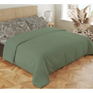 Σετ σεντόνια 4τμχ υπέρδιπλα 240x270-180x200+35 Βαμβακερά 100% εμπριμέ/μονόχρωμα 007443011Χ87Σ71
