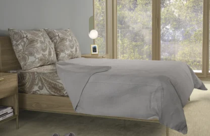Σετ σεντόνια 4τμχ υπέρδιπλα 240x270-180x200+35 Βαμβακερά 100% εμπριμέ/μονόχρωμα 007443011Χ82Σ71 - Image 5