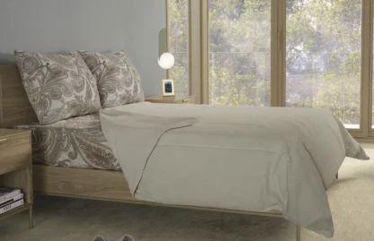 Σετ σεντόνια 4τμχ υπέρδιπλα 240x270-180x200+35 Βαμβακερά 100% εμπριμέ/μονόχρωμα 007443011Χ85Σ71 - Image 5