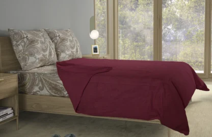 Σετ σεντόνια 4τμχ υπέρδιπλα 240x270-180x200+35 Βαμβακερά 100% εμπριμέ/μονόχρωμα 007443011Χ84Σ71 - Image 5