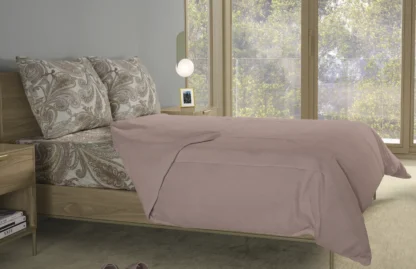 Σετ σεντόνια 4τμχ υπέρδιπλα 240x270-180x200+35 Βαμβακερά 100% εμπριμέ/μονόχρωμα 007443011Χ86Σ71 - Image 5