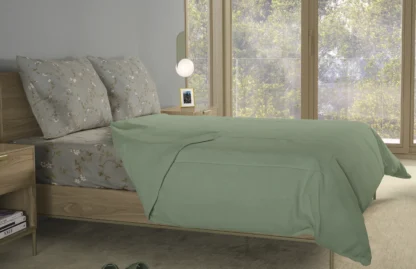 Σετ σεντόνια 4τμχ υπέρδιπλα 240x270-180x200+35 Βαμβακερά 100% εμπριμέ/μονόχρωμα 007443011Χ87Σ73 - Image 5