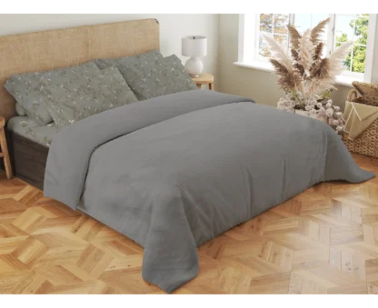 Σετ σεντόνια 4τμχ υπέρδιπλα 240x270-180x200+35 Βαμβακερά 100% εμπριμέ/μονόχρωμα 007443011Χ82Σ73