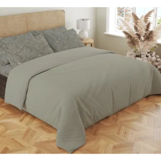 Σετ σεντόνια 4τμχ υπέρδιπλα 240x270-180x200+35 Βαμβακερά 100% εμπριμέ/μονόχρωμα 007443011Χ85Σ73