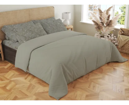Σετ σεντόνια 4τμχ υπέρδιπλα 240x270-180x200+35 Βαμβακερά 100% εμπριμέ/μονόχρωμα 007443011Χ85Σ73