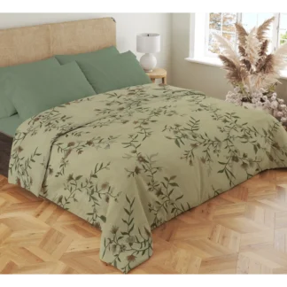 Σετ σεντόνια 4τμχ υπέρδιπλα 240x270-180x200+35 Βαμβακερά 100% εμπριμέ/μονόχρωμα 007443011Σ70Χ87