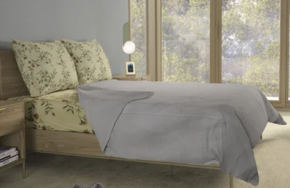 Σετ σεντόνια 4τμχ υπέρδιπλα 240x270-180x200+35 Βαμβακερά 100% εμπριμέ/μονόχρωμα 007443011Χ82Σ70 - Image 5