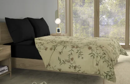 Σετ σεντόνια 4τμχ υπέρδιπλα 240x270-180x200+35 Βαμβακερά 100% εμπριμέ/μονόχρωμα 007443011Σ70Χ80 - Image 4
